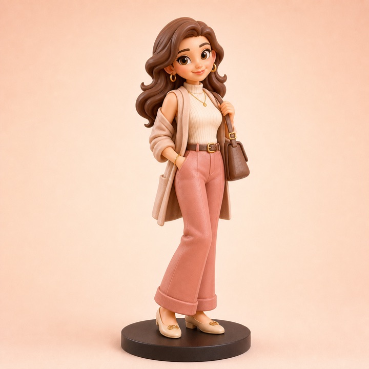 Classic cartoon figure style